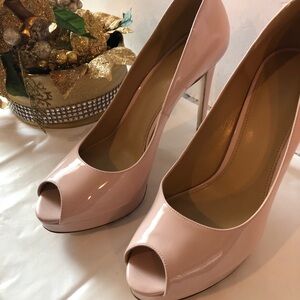 Michael Kors Blush Peep-Toe Heels